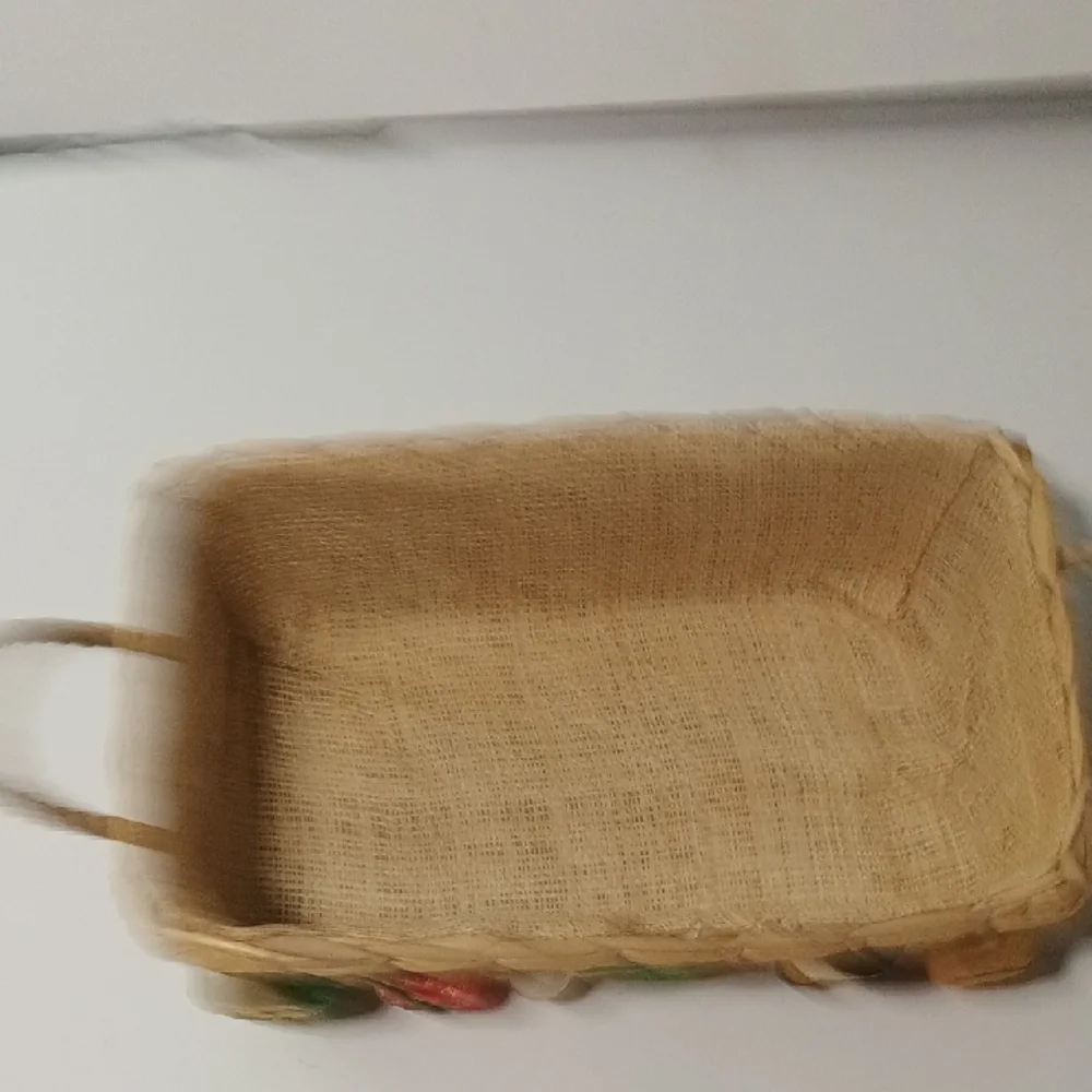 Pyrex Glass Baking Dish with Woven Basket 9 By 5 Inches
